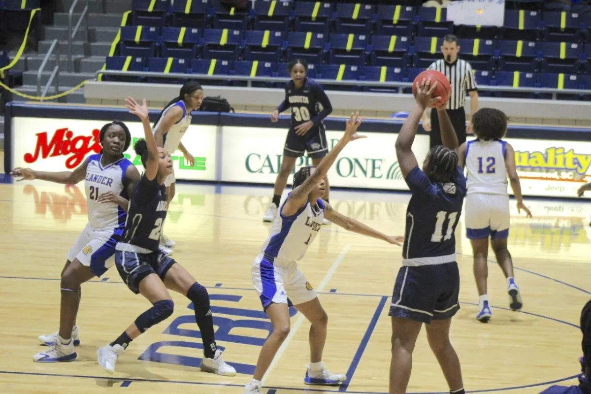 AU women fall at nationally ranked Lander in PBC basketball