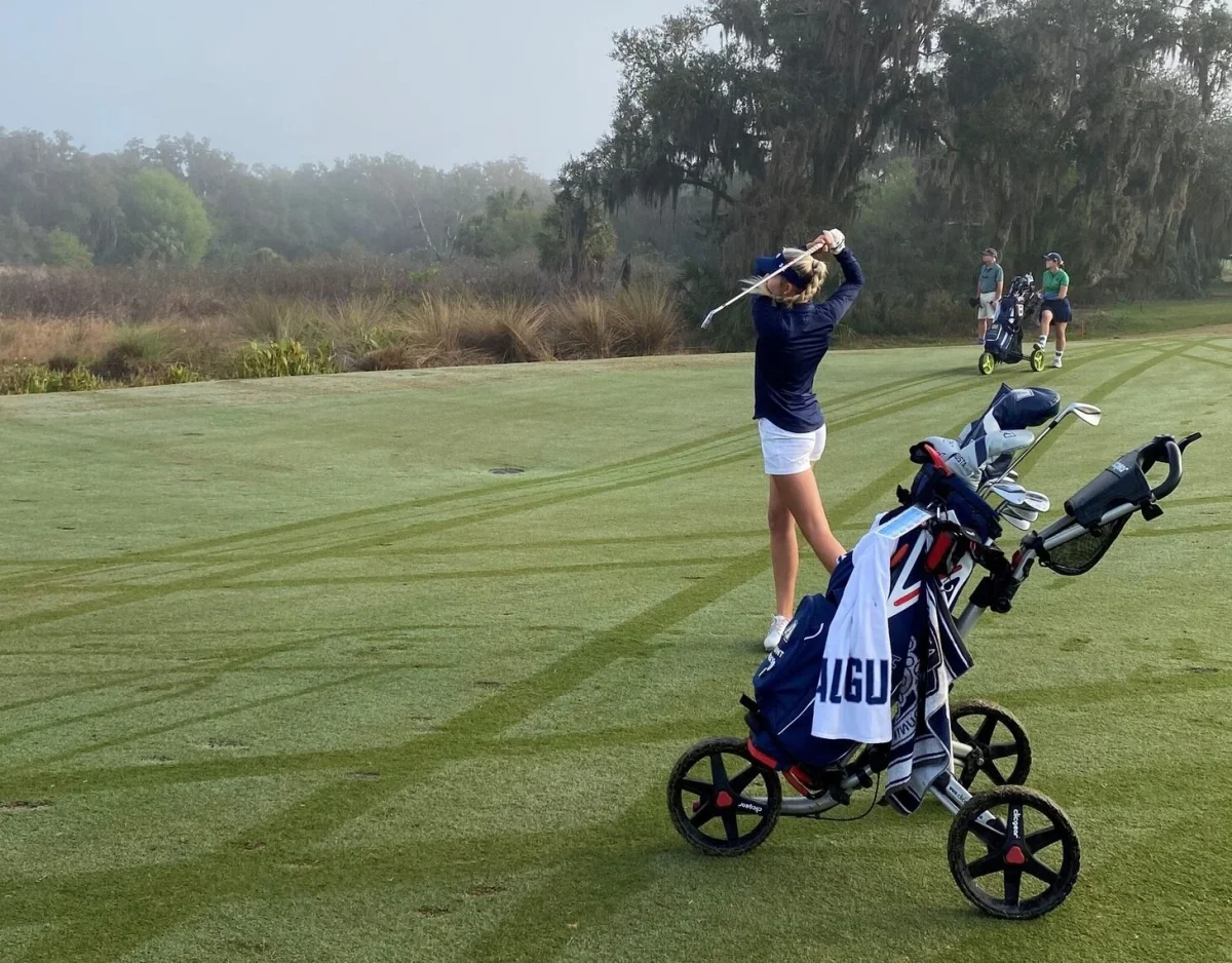 In first action in a year, Jaguars finish 14th at Heroes Women’s Intercollegiate golf tournament