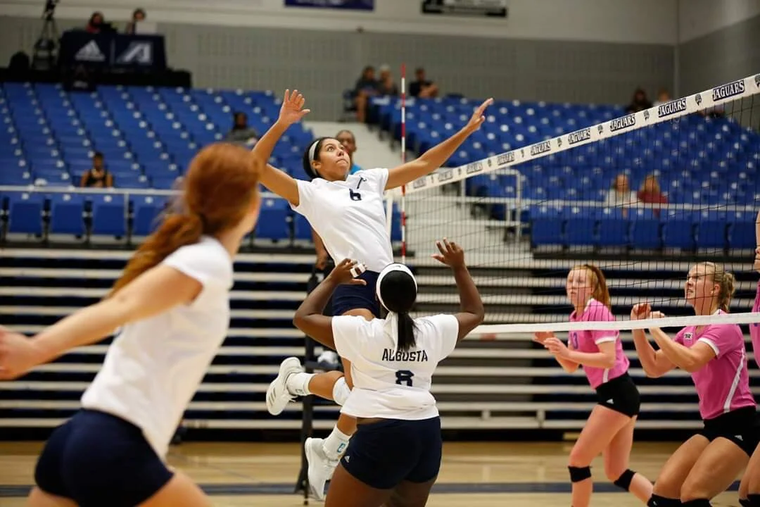 AU volleyball opens season with narrow loss at Flagler