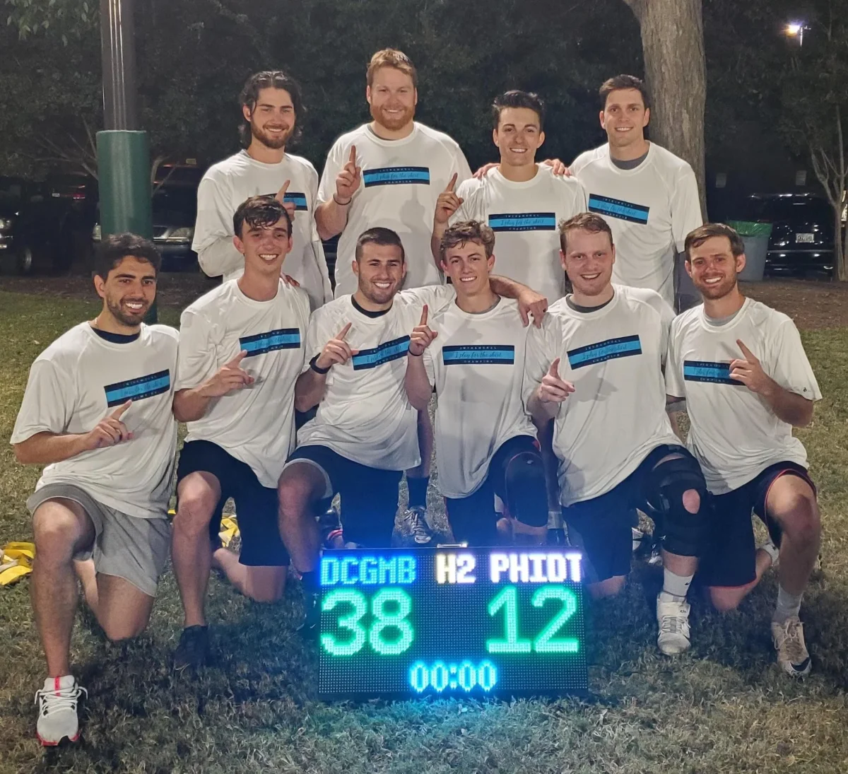 DCG Molar Bears dominate on way to intramural flag football championship