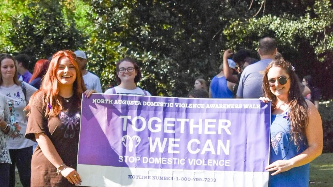 AU student hosts domestic violence awareness walk in North Augusta