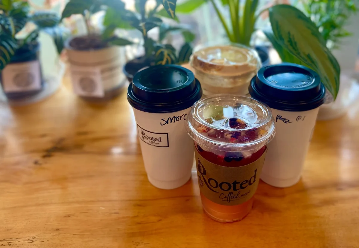 Fall in love with Rooted Coffeehouse drinks