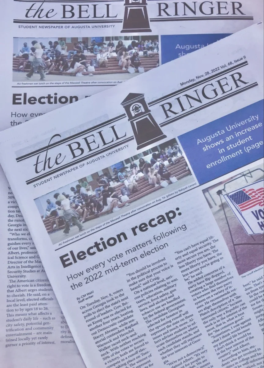 Here's the Monday, Nov. 28, 2022 Vol. 68. Issue 2 of The Bell Ringer