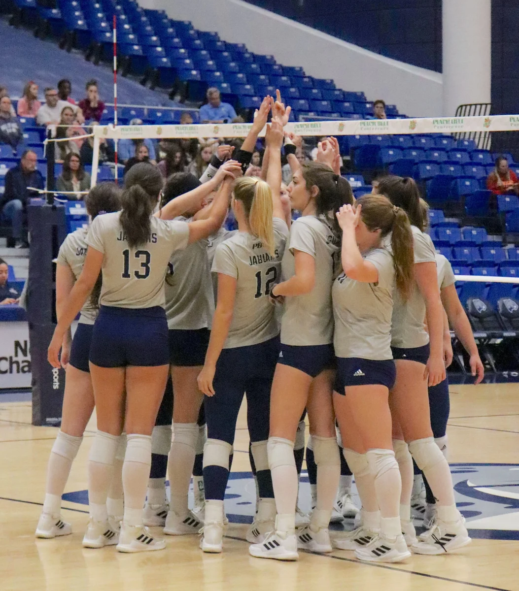 Flagler downs AU in five sets in region semis to end Jags' outstanding VB season
