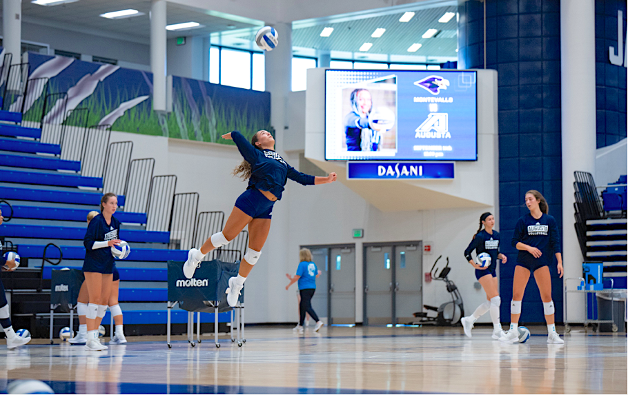 AU shows off deep team in Blue-Grey volleyball scrimmage at Christenberry