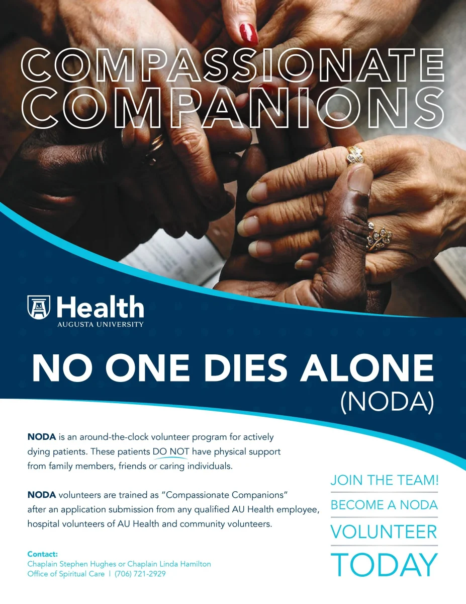 Compassionate companions: Learn about No One Dies Alone initiative