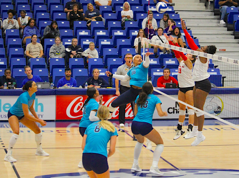 Augusta volleyball gets sweet revenge, sweeps two matches from Flagler