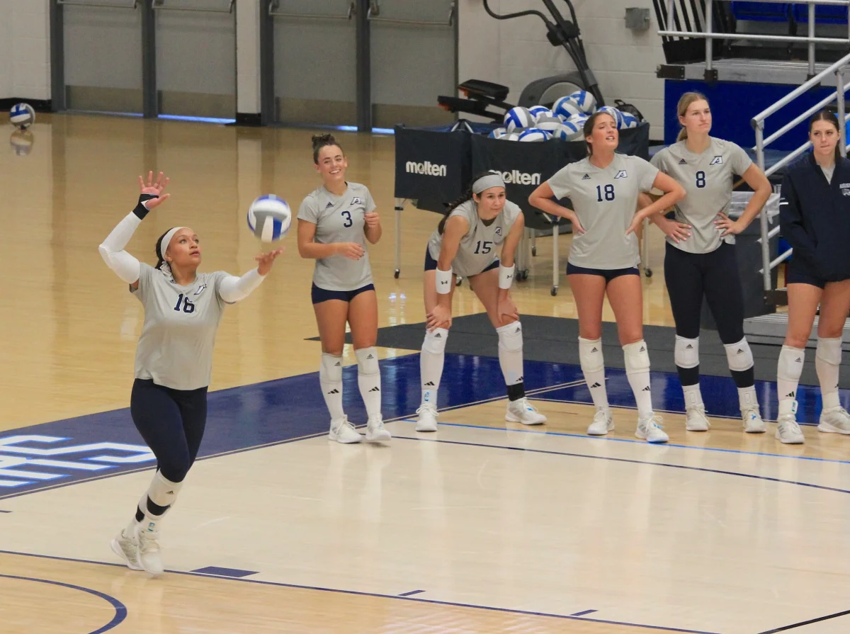 Lander halts AU volleyball winning streak at 13