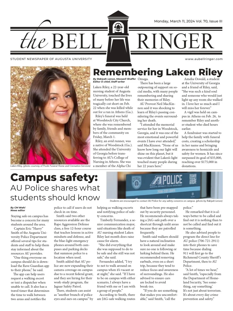Now available: The Bell Ringer's Monday, March 11, 2024, Vol. 70., Issue 3 print edition