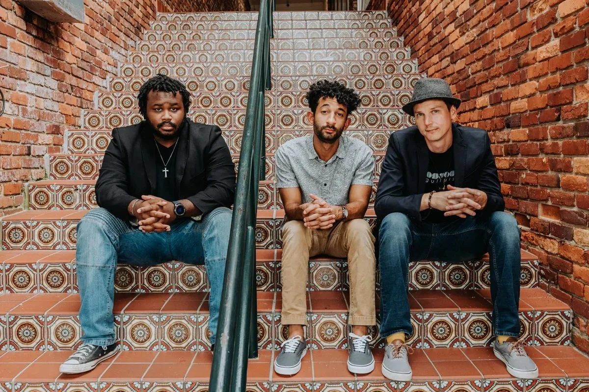  From left to right, Brownstown Gritty members Christian Thornton, TJ Barnes and Travis Shaw play regular shows in Augusta.  (photo courtesy of Sarah Tau)  