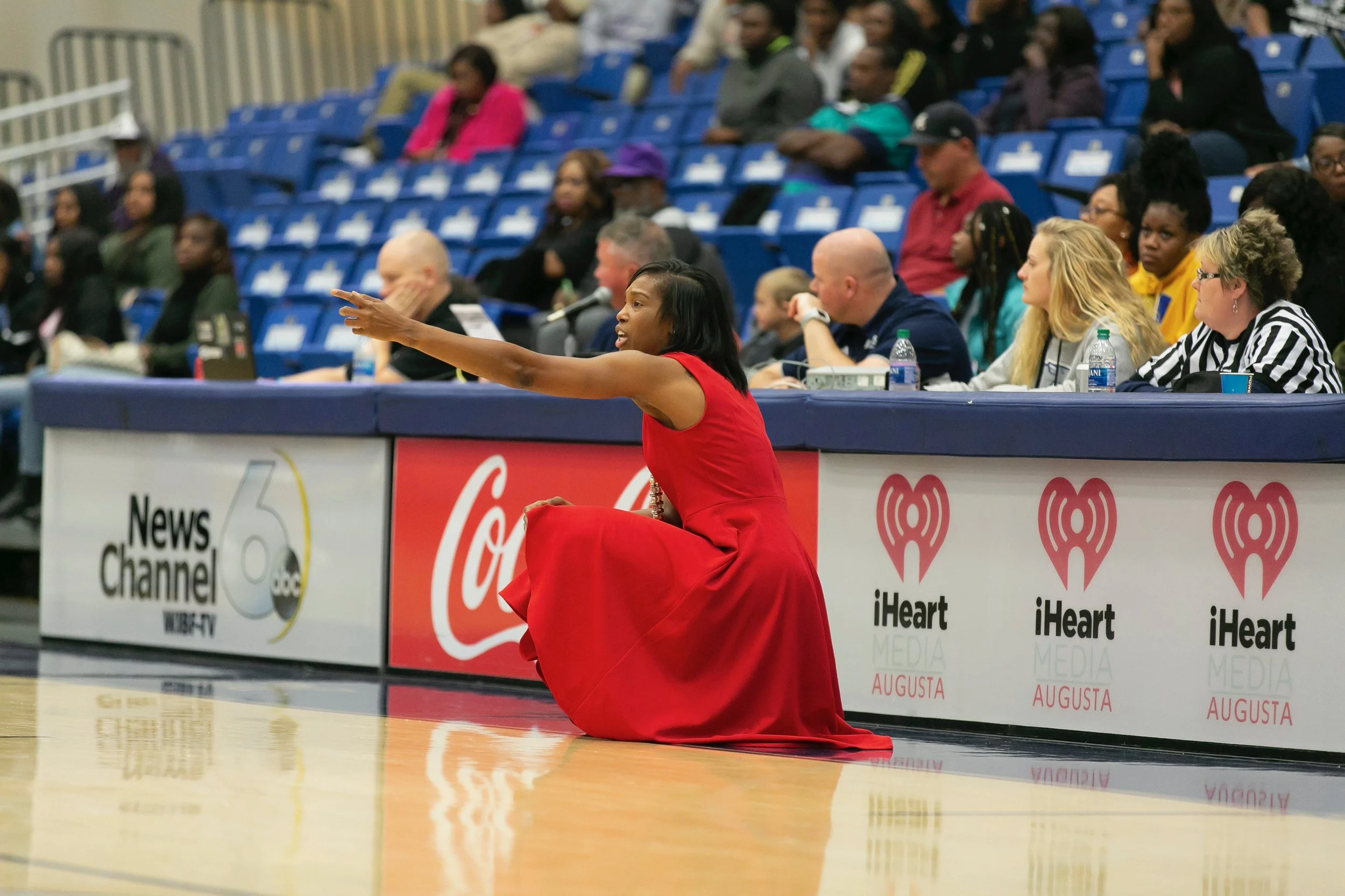  Coach Green said she is thankful for the five years she spent coaching women’s basketball at AU.  (photo  courtesy of AU Athletics)  
