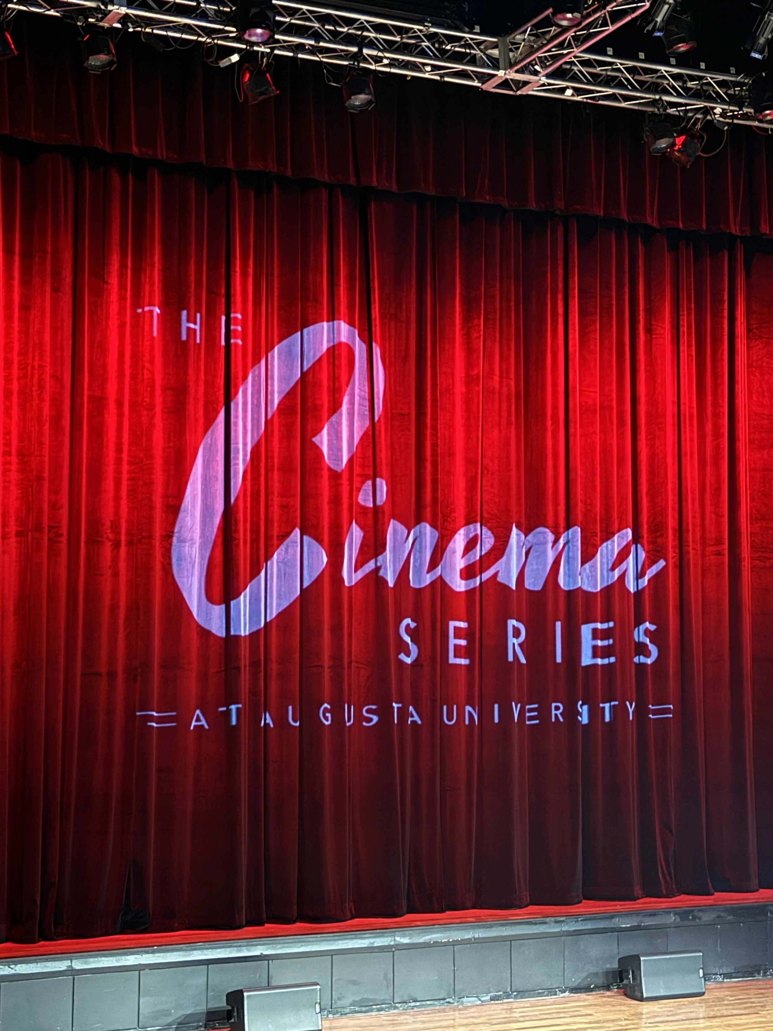  Cinema Series films are shown regularly throughout the academic year in the Maxwell Performing Arts Theatre. (image courtesy of the Cinema Series) 