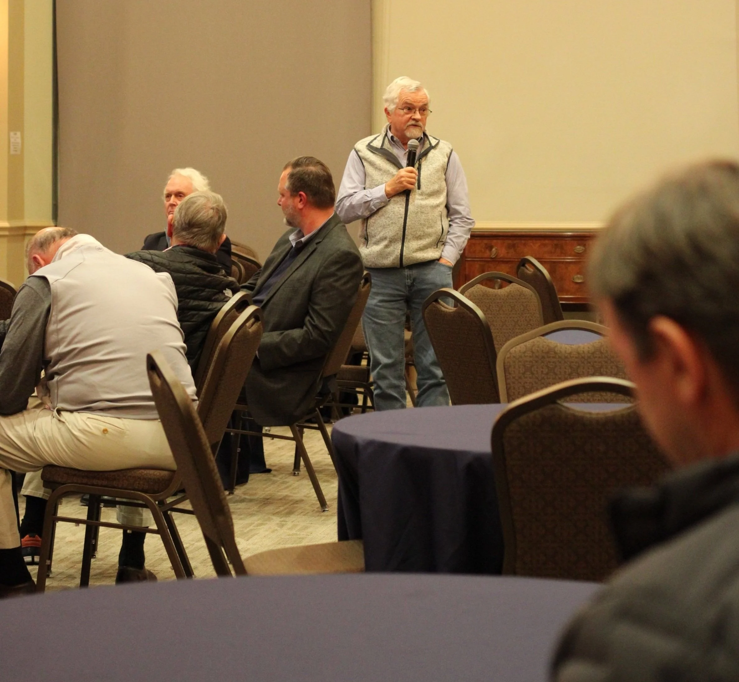  David Keel, President Brooks Keel’s brother.  (photo by Rakiyah Lenon)  