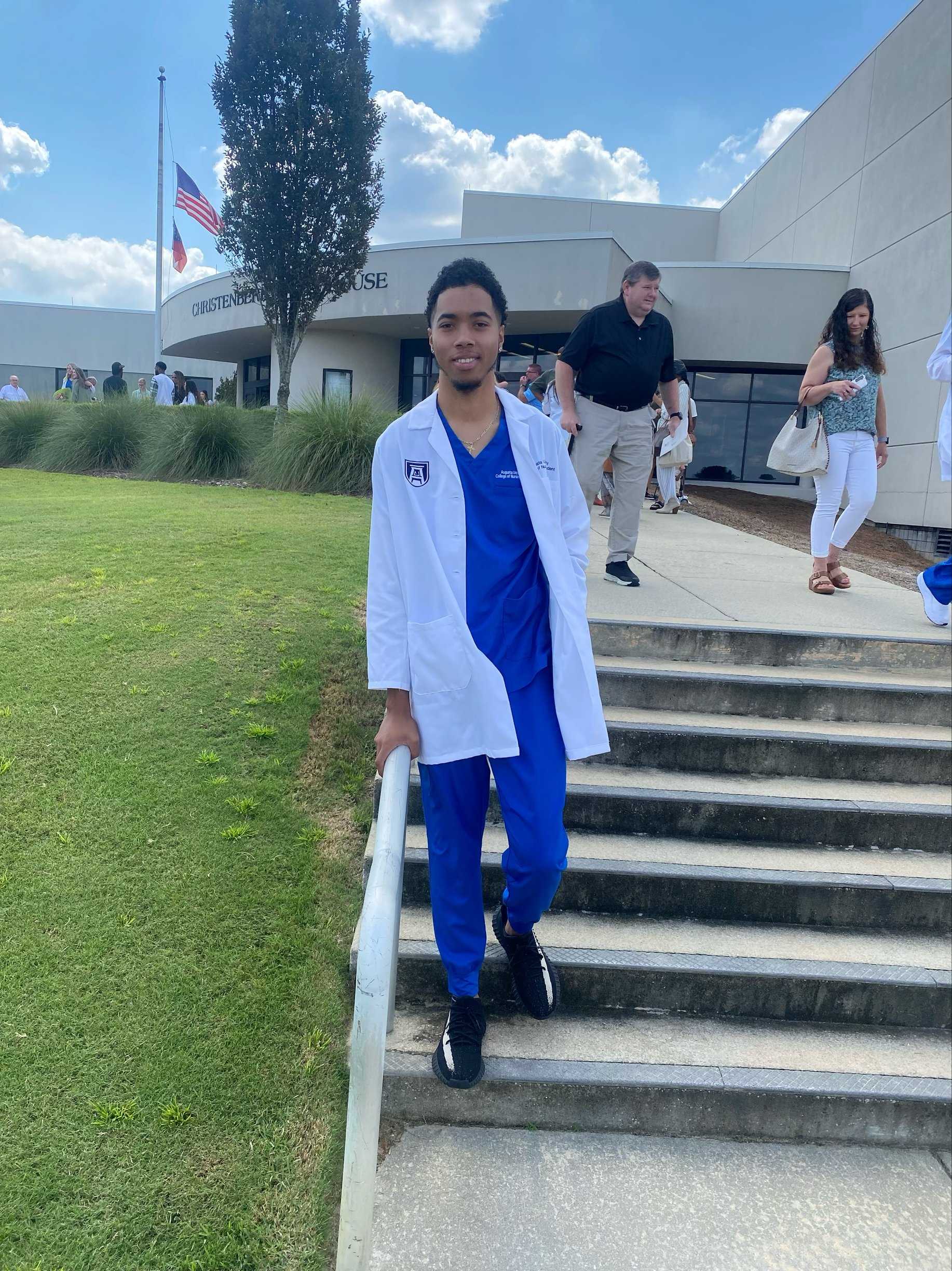  Luke Anderson, president of the Black Student Union, is a junior nursing major.  (photo courtesy of Luke Anderson)  